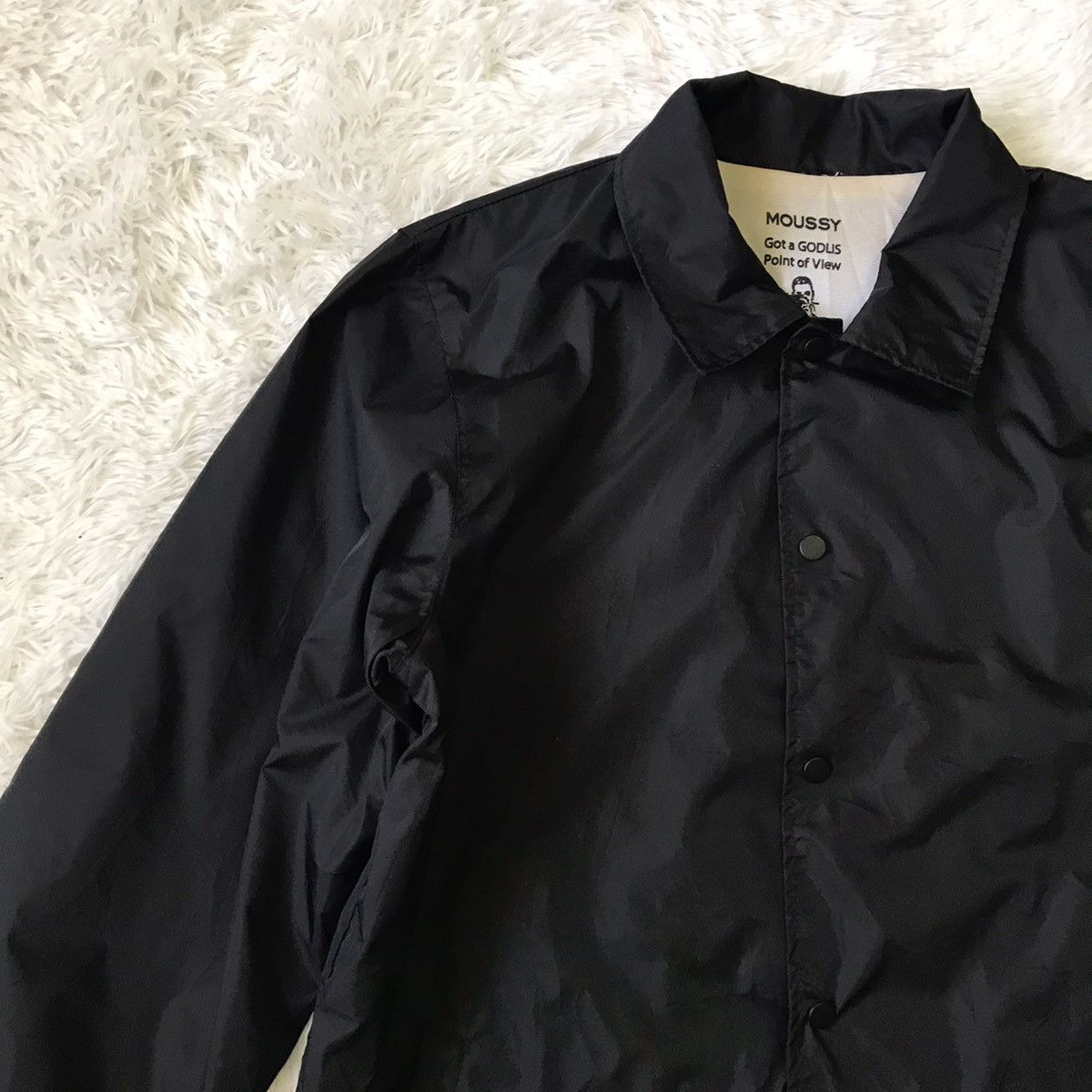 Japanese Brand Godlis Teaching The Blind To See Nylon Jacket Size US M / EU 48-50 / 2 - 7 Thumbnail