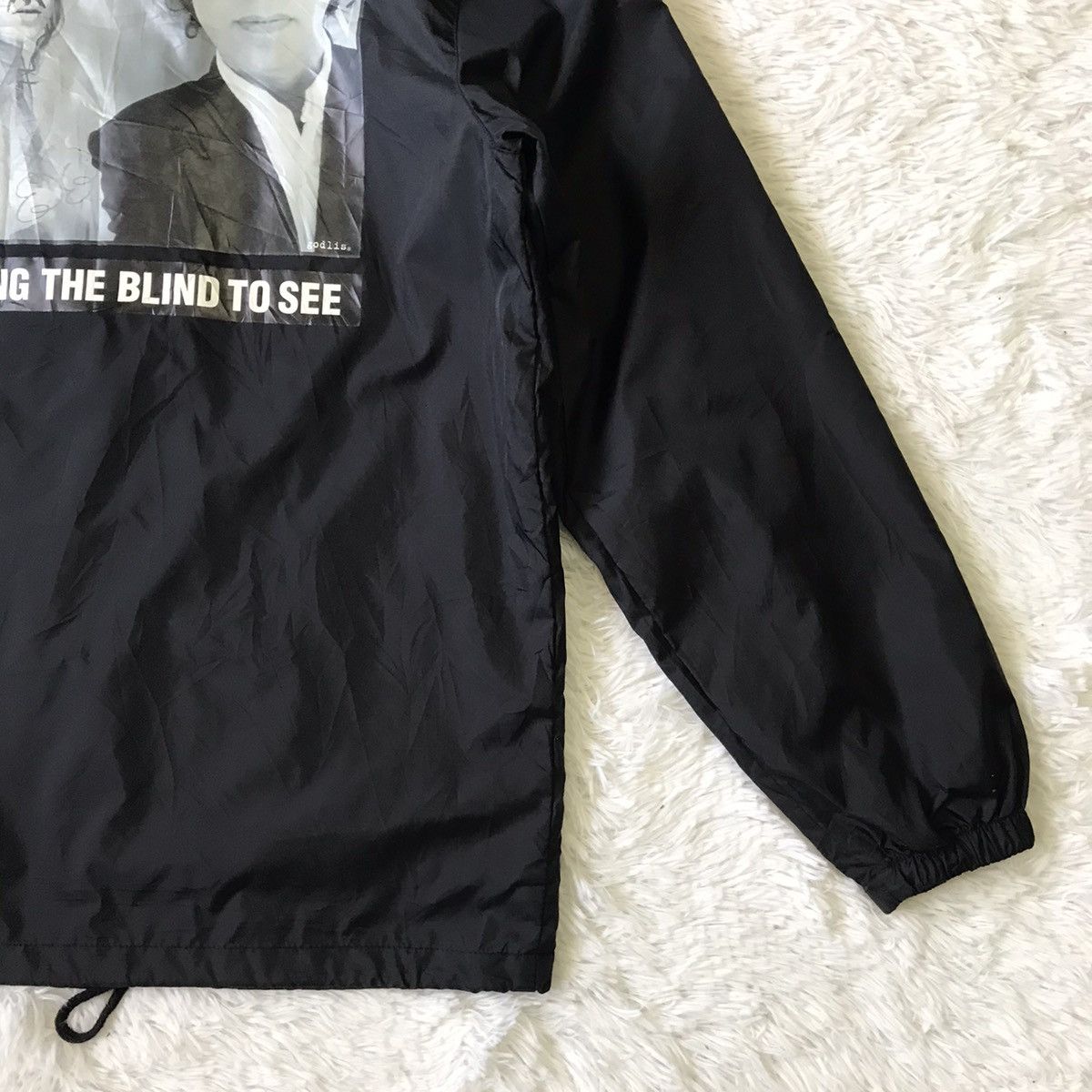 Japanese Brand Godlis Teaching The Blind To See Nylon Jacket Size US M / EU 48-50 / 2 - 9 Thumbnail
