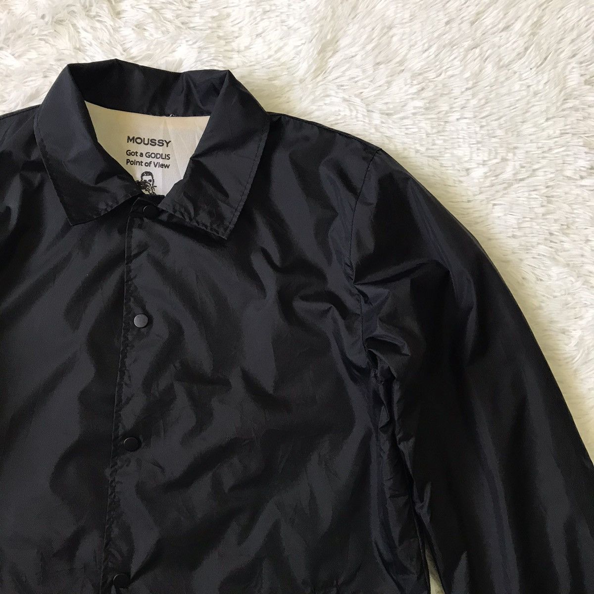 Japanese Brand Godlis Teaching The Blind To See Nylon Jacket Size US M / EU 48-50 / 2 - 6 Thumbnail