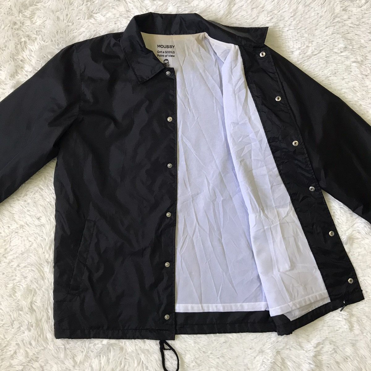 Japanese Brand Godlis Teaching The Blind To See Nylon Jacket Size US M / EU 48-50 / 2 - 15 Thumbnail