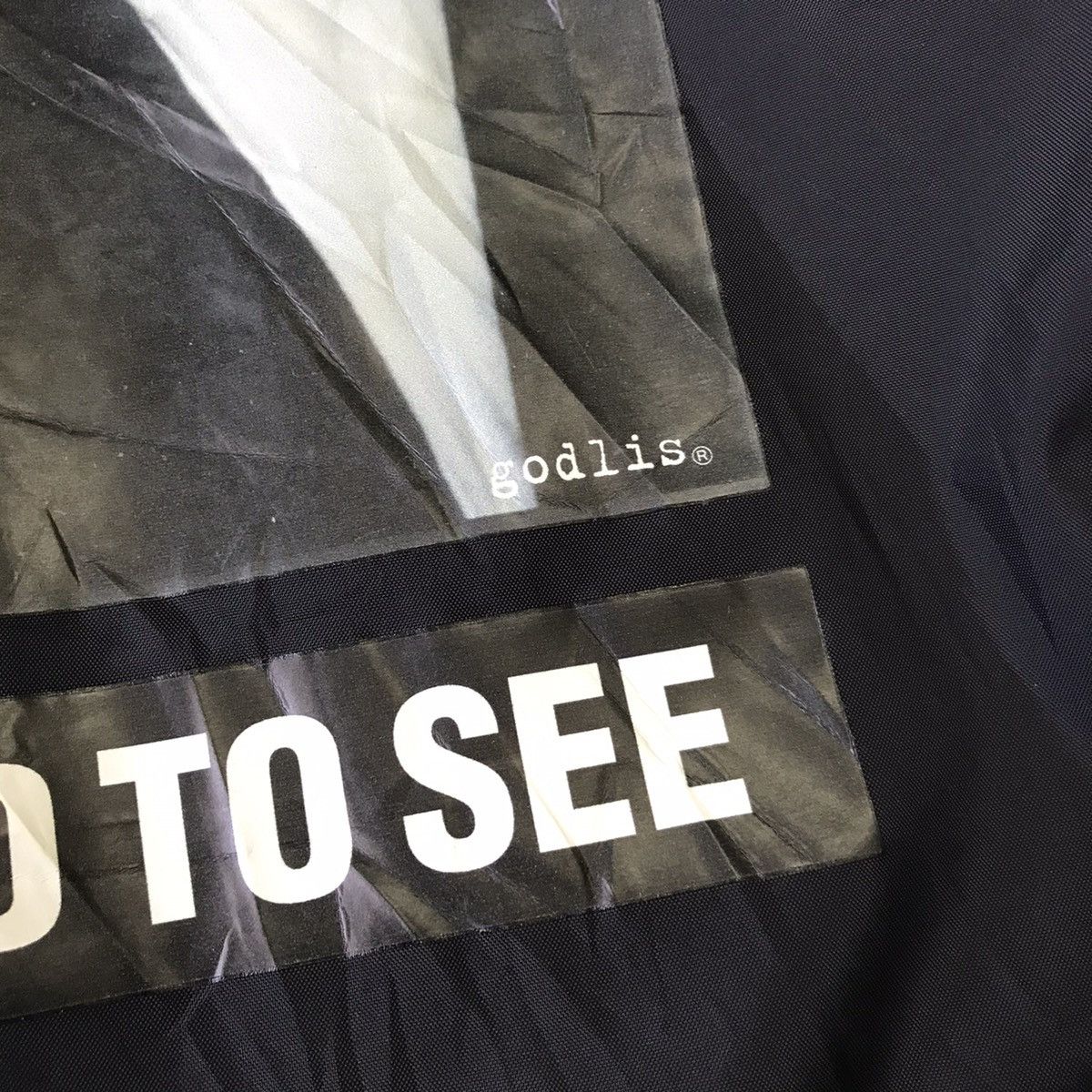 Japanese Brand Godlis Teaching The Blind To See Nylon Jacket Size US M / EU 48-50 / 2 - 12 Thumbnail