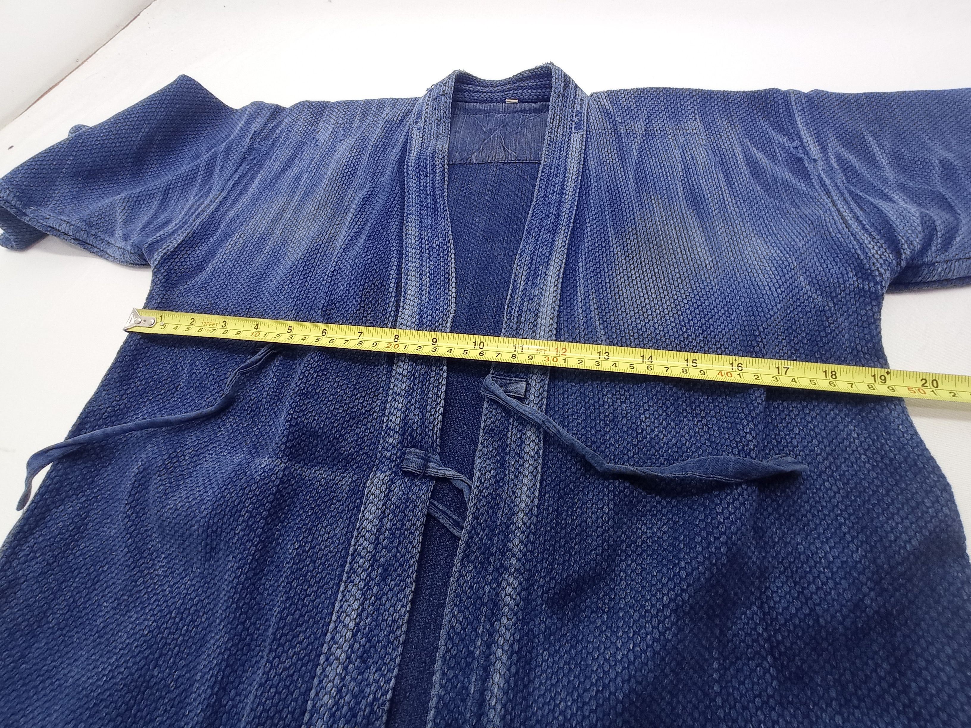 Japanese Brand Vintage Kimono Indigo Boro Size US M / EU 48-50 / 2 - 9 Thumbnail