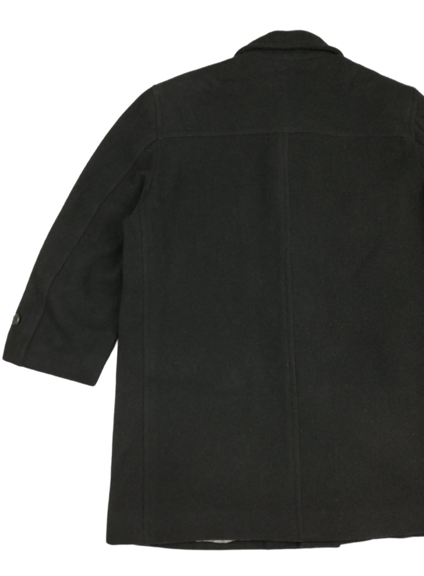 Comme des Garcons × Comme des Garcons Homme Plus 🔥Archival CDGH 1980's Black Wool Heavy Duffle Coat Jacket Size US M / EU 48-50 / 2 - 14 Thumbnail