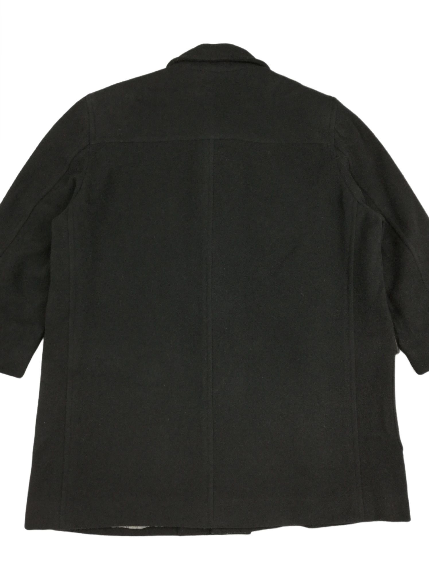 Comme des Garcons × Comme des Garcons Homme Plus 🔥Archival CDGH 1980's Black Wool Heavy Duffle Coat Jacket Size US M / EU 48-50 / 2 - 16 Thumbnail
