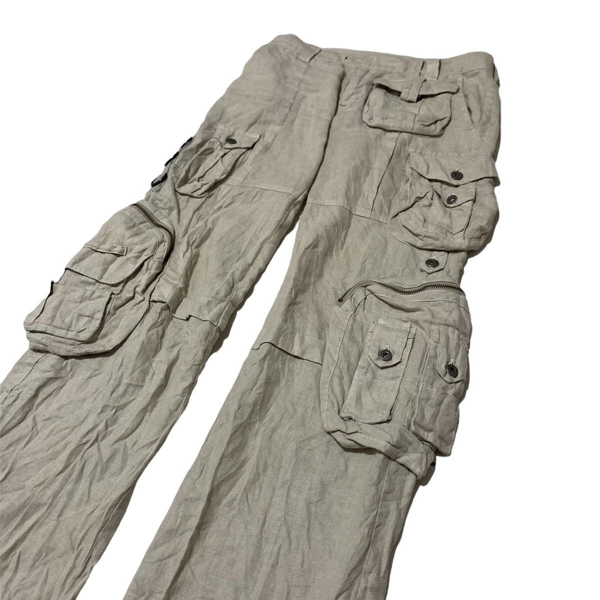 Japanese Brand × LE CIEL BLEU Le Ciel Bleu Multipocket Cargo Low Rise Pants Size US 28 / EU 44 - 4 Thumbnail