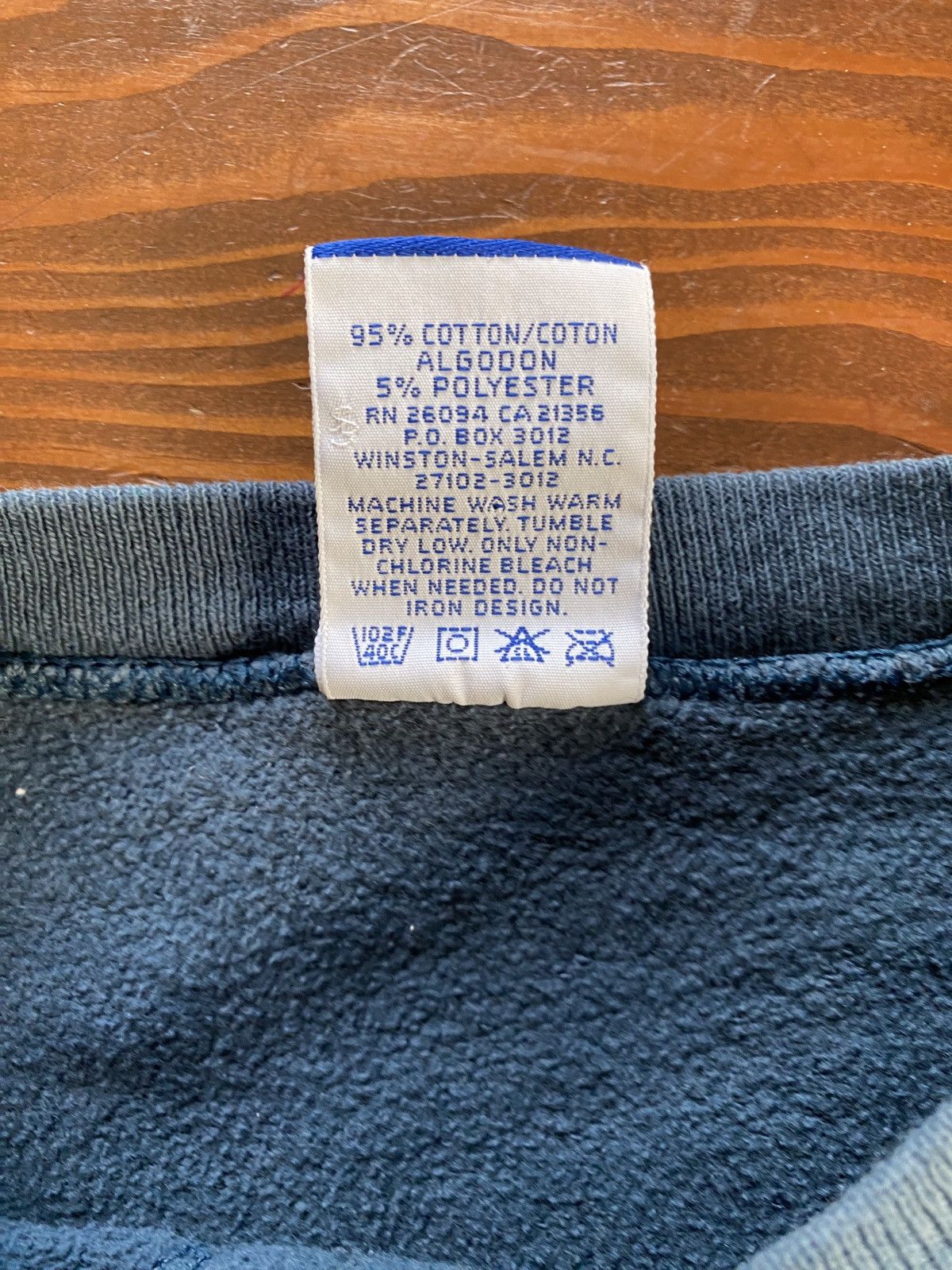 Champion Vintage 90’s Champion Grayish Blue Crewneck Sweatshirt Size US XL / EU 56 / 4 - 5 Thumbnail