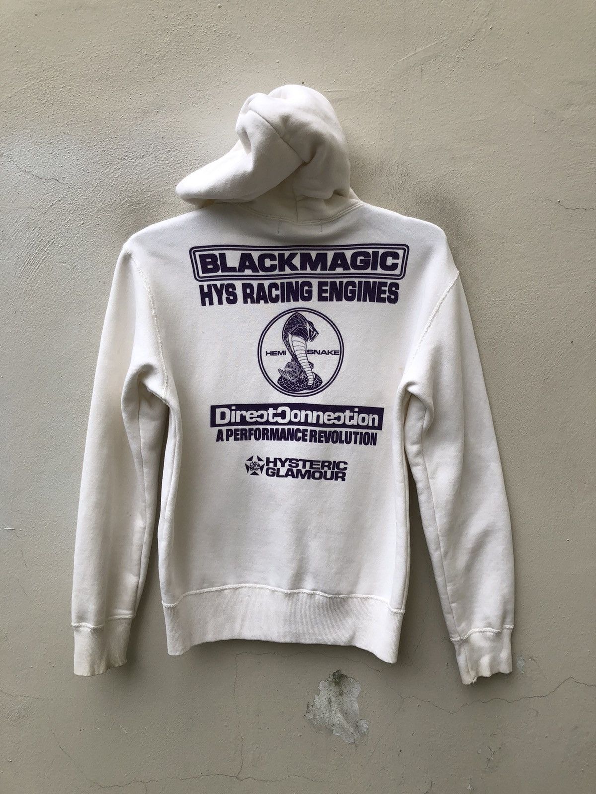 Hysteric Glamour Vintage 2000s HG Black Magic Racing Engines Hoodie Sweater Size US M / EU 48-50 / 2 - 1 Thumbnail
