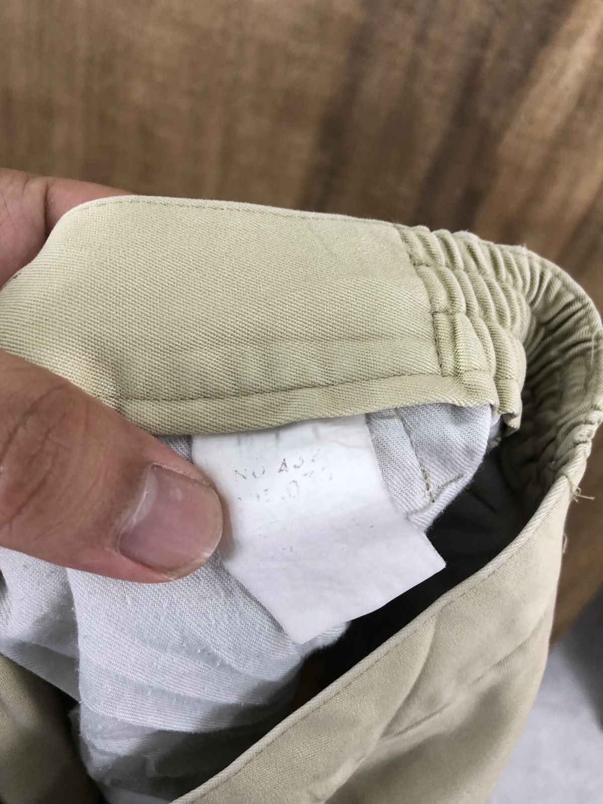Japanese Brand Desk light Brown distressed Cargo Multipocket pants # 6217 Size US 29 - 12 Thumbnail