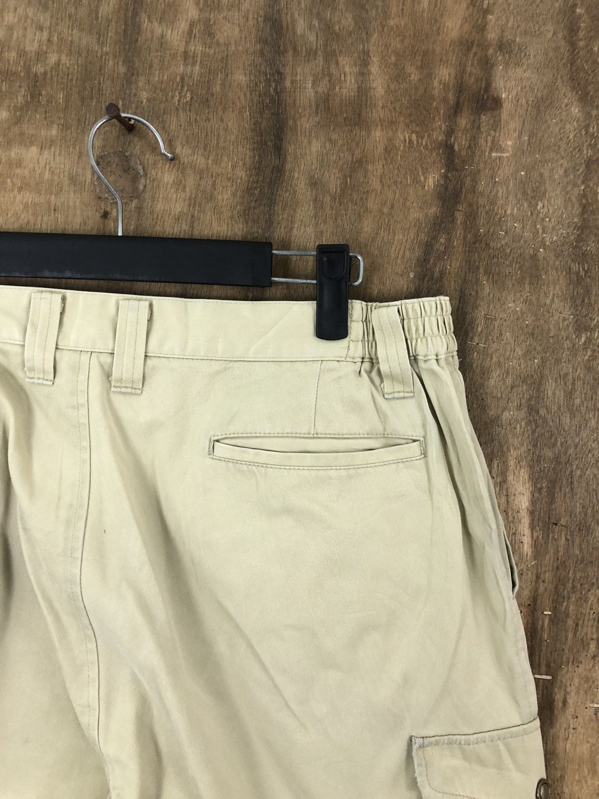 Japanese Brand Desk light Brown distressed Cargo Multipocket pants # 6217 Size US 29 - 11 Thumbnail