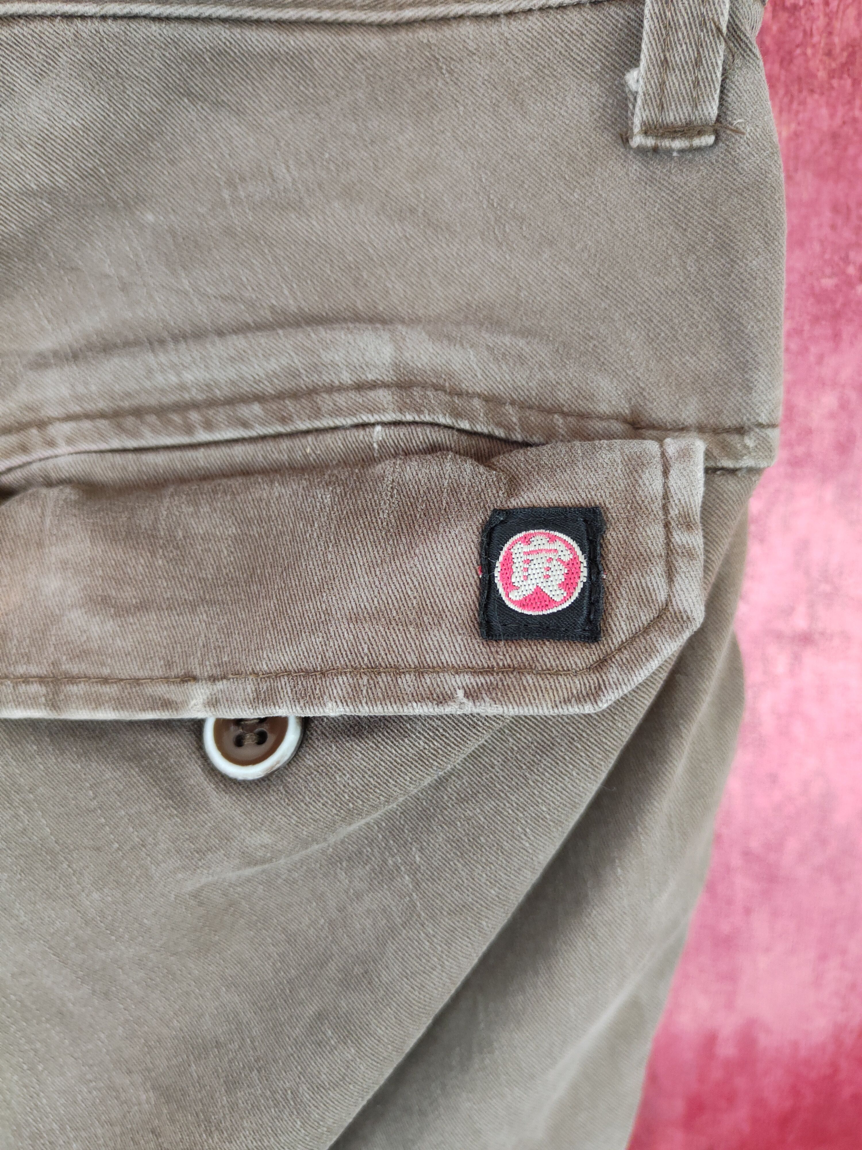 Japanese Brand Tatakau Otoko No by Toraichi Multi Pocket Cargo Pants #5292 Size US 32 / EU 48 - 10 Thumbnail