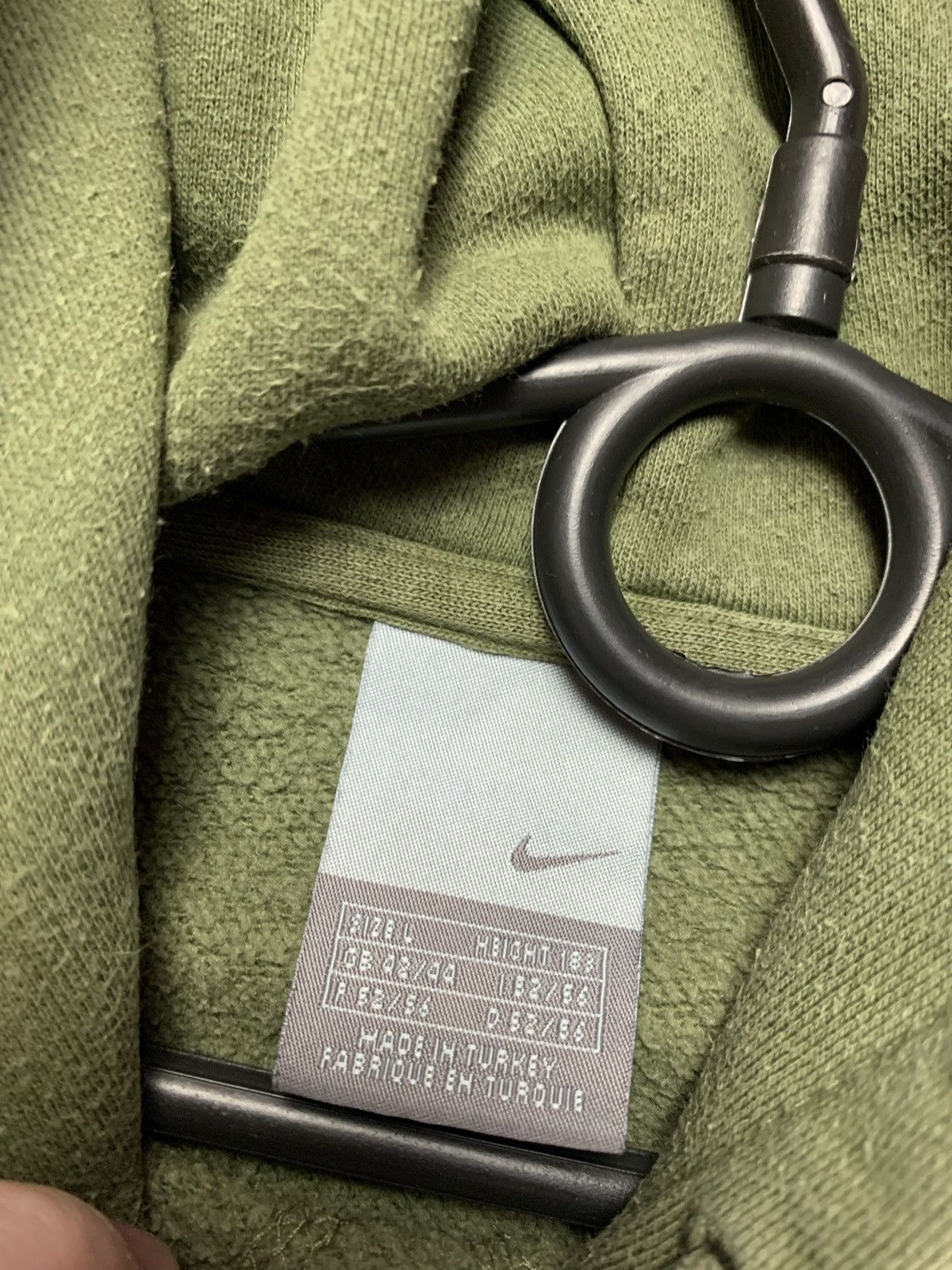 Nike × Vintage Vintage Hoodie Nike size L logo Size US L / EU 52-54 / 3 - 3 Thumbnail