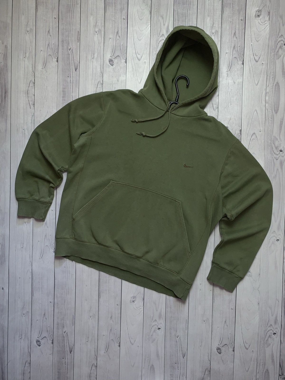 Nike × Vintage Vintage Hoodie Nike size L logo Size US L / EU 52-54 / 3 - 1 Thumbnail