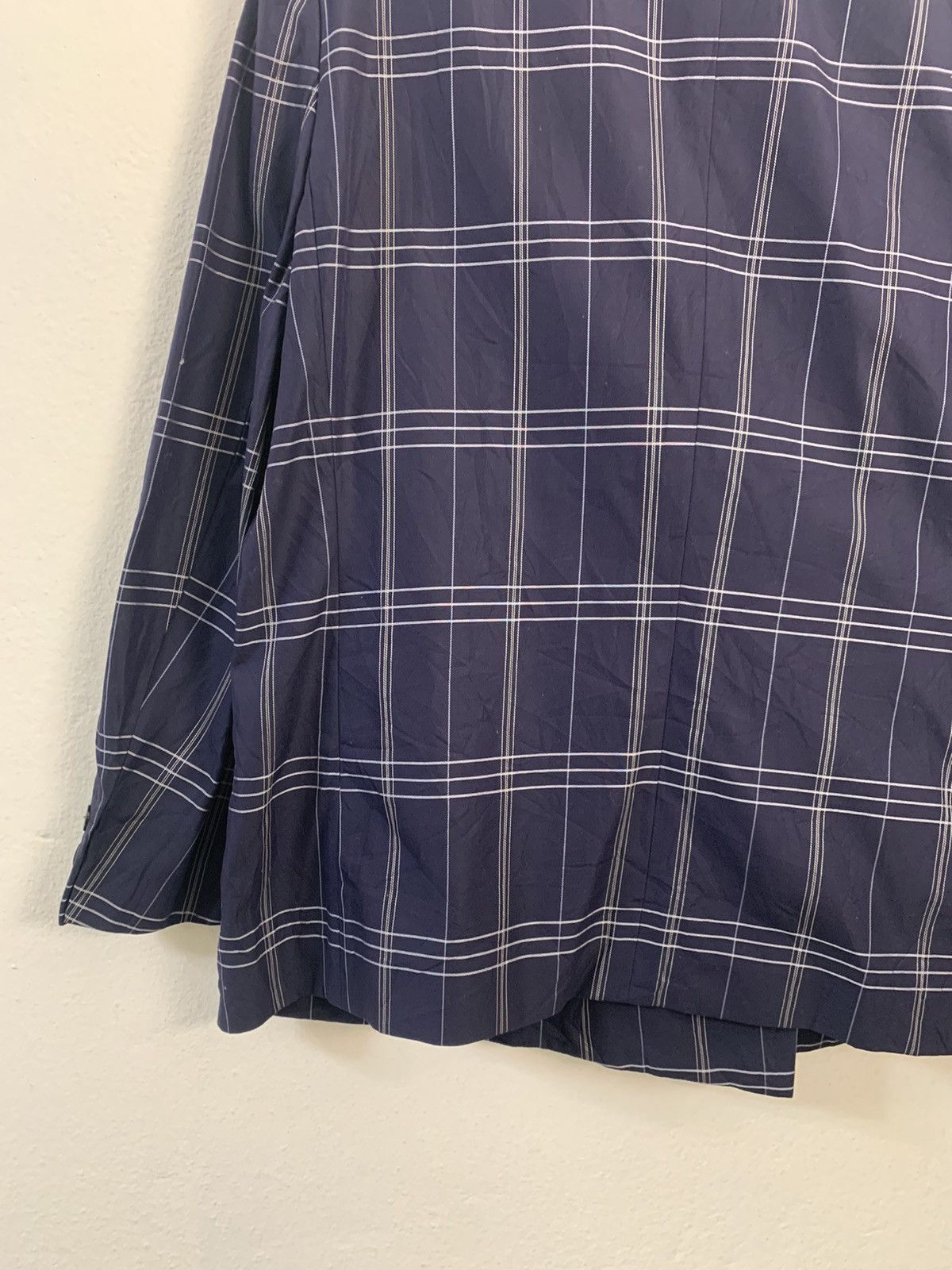 Burberry Burberrys’ Plaid Blazer Jacket Size L / US 10 / IT 46 - 8 Thumbnail