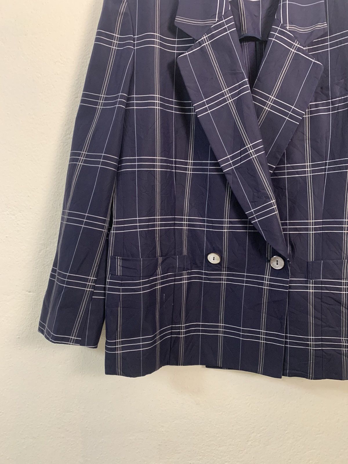 Burberry Burberrys’ Plaid Blazer Jacket Size L / US 10 / IT 46 - 3 Thumbnail