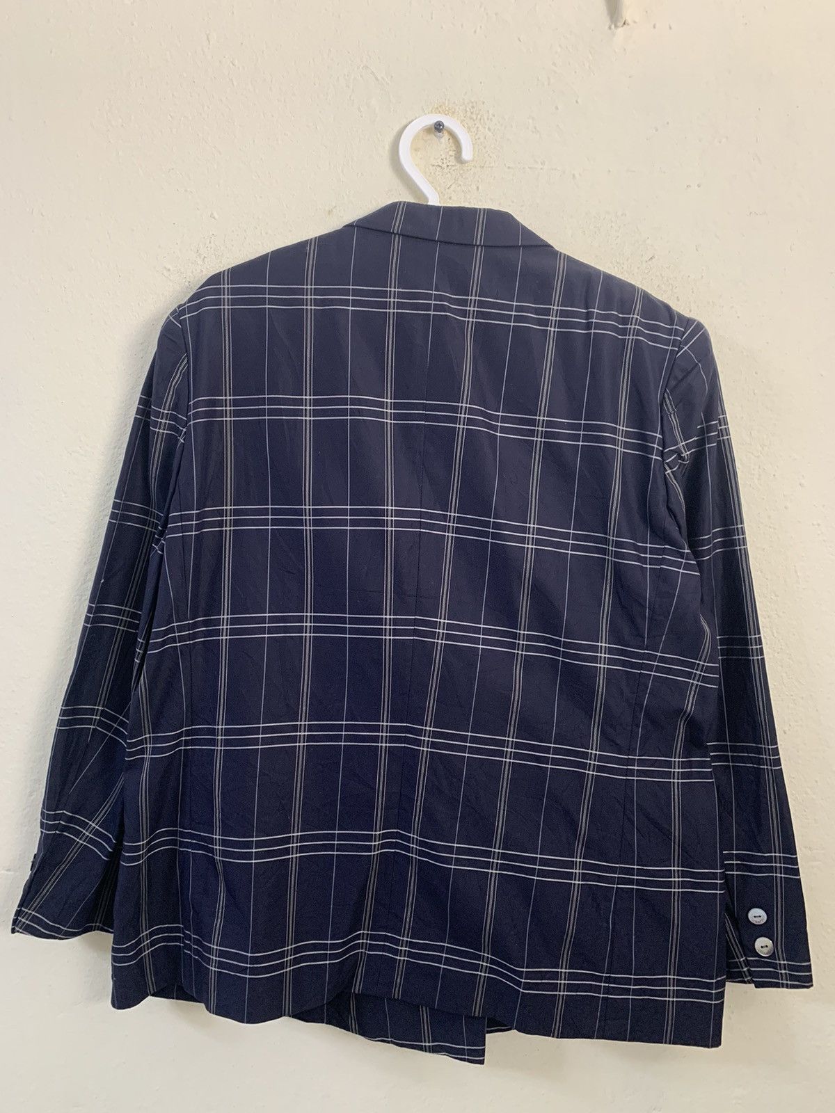 Burberry Burberrys’ Plaid Blazer Jacket Size L / US 10 / IT 46 - 6 Thumbnail