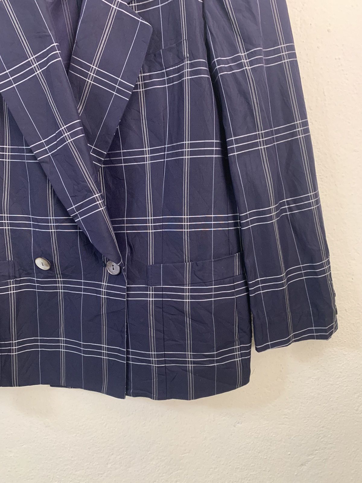 Burberry Burberrys’ Plaid Blazer Jacket Size L / US 10 / IT 46 - 2 Thumbnail