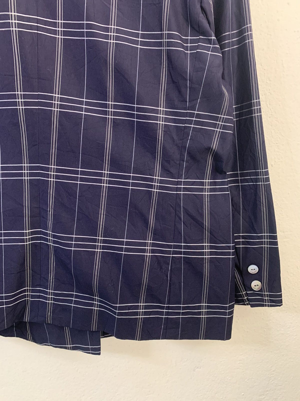 Burberry Burberrys’ Plaid Blazer Jacket Size L / US 10 / IT 46 - 7 Thumbnail