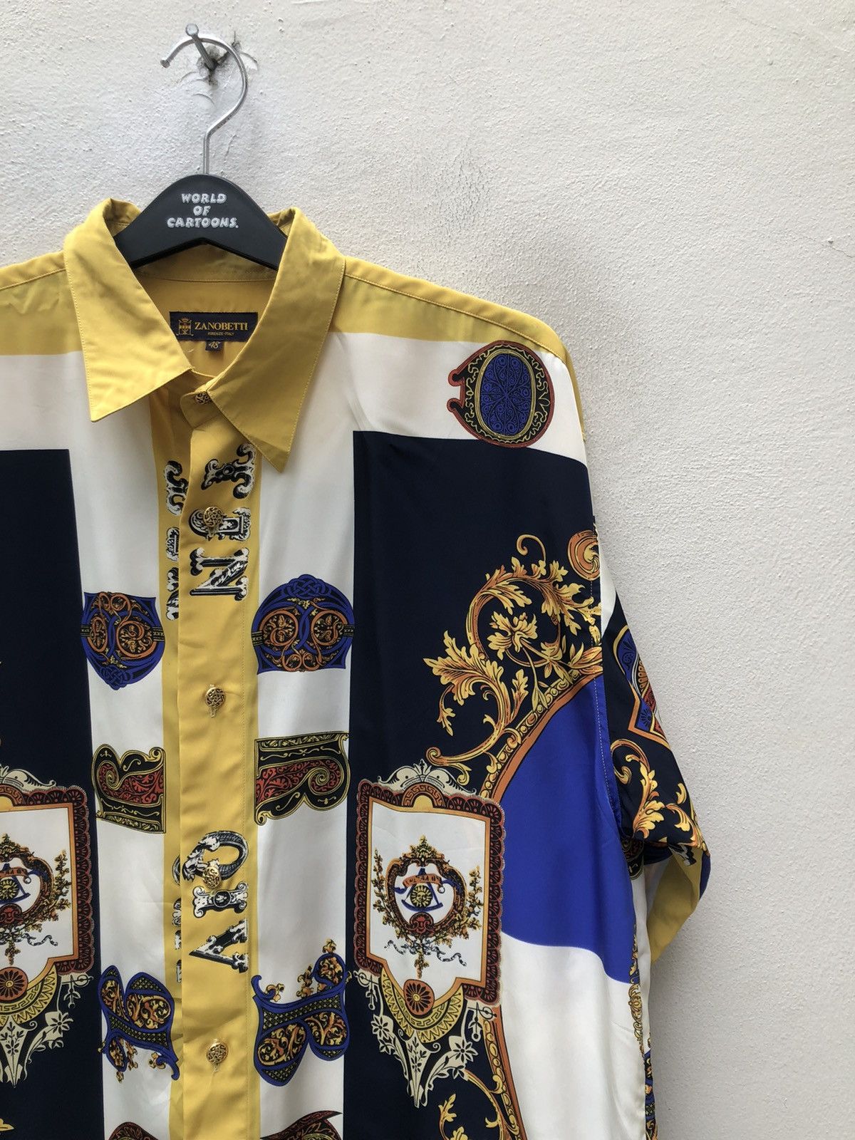 Vintage Vintage ZANOBETTI Made in Japan Baroque Shirt Size US L / EU 52-54 / 3 - 11 Thumbnail