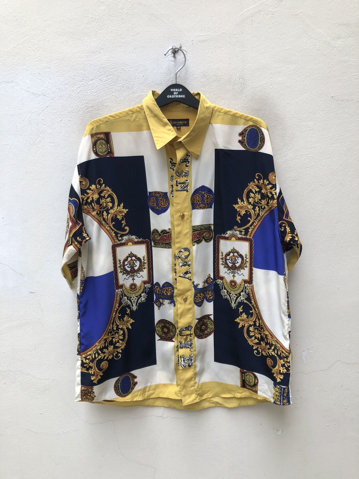 Vintage Vintage ZANOBETTI Made in Japan Baroque Shirt Size US L / EU 52-54 / 3 - 7 Thumbnail