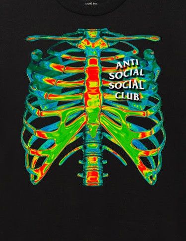 Anti Social Social Club × Members Only DS Weekly Exclusive ASSC Blow to the Chest Black Tee Bape Size US L / EU 52-54 / 3 - 5 Thumbnail