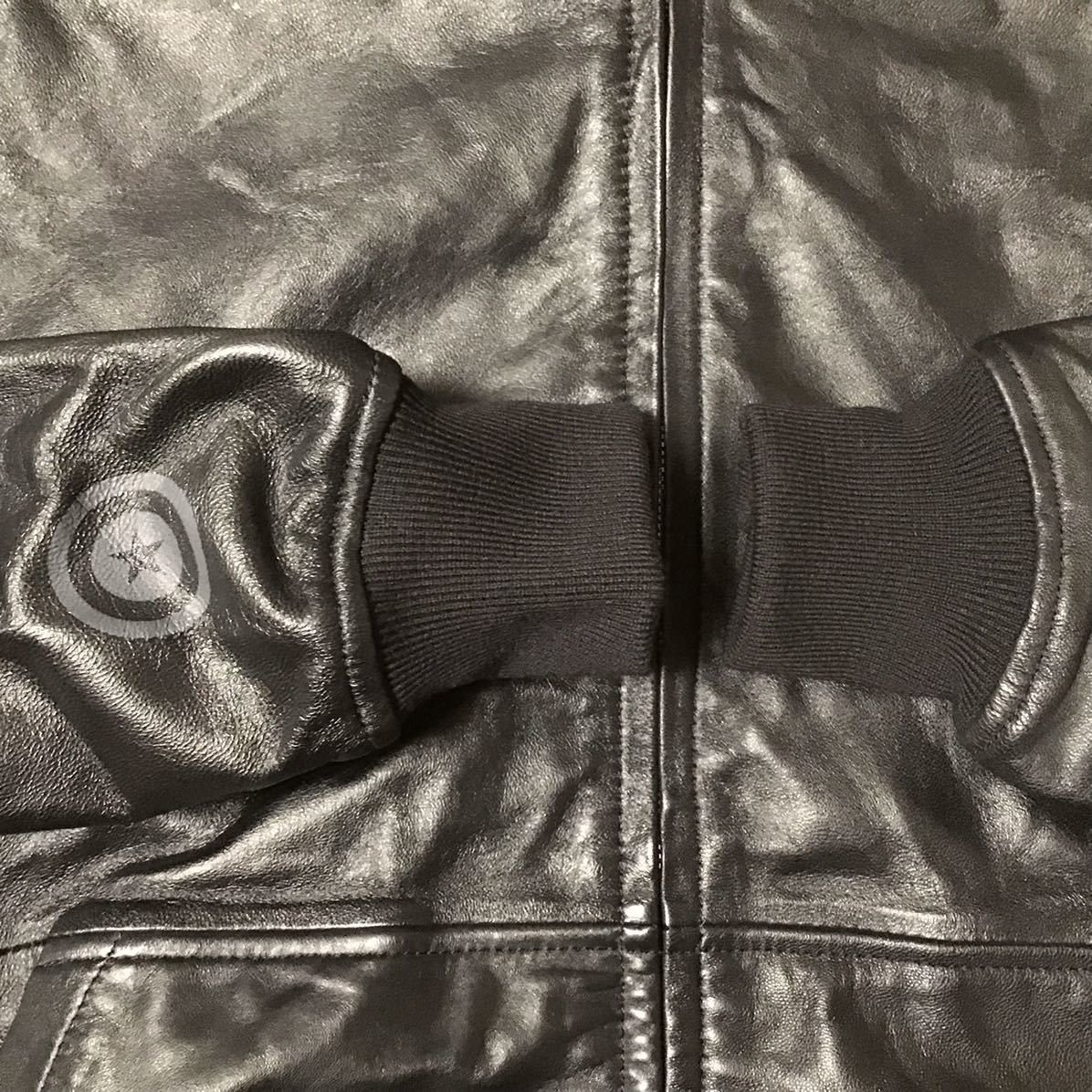 Bape × Nigo Sheepskin leather shark full zip hoodie jacket BAPE APE Size US S / EU 44-46 / 1 - 6 Thumbnail