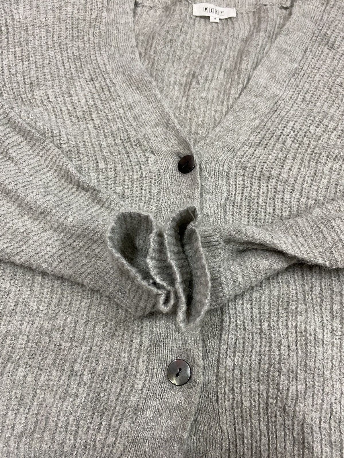 Issey Miyake × Japanese Brand Japanese Brand PLST Crop Cardigan Size US M / EU 48-50 / 2 - 5 Thumbnail