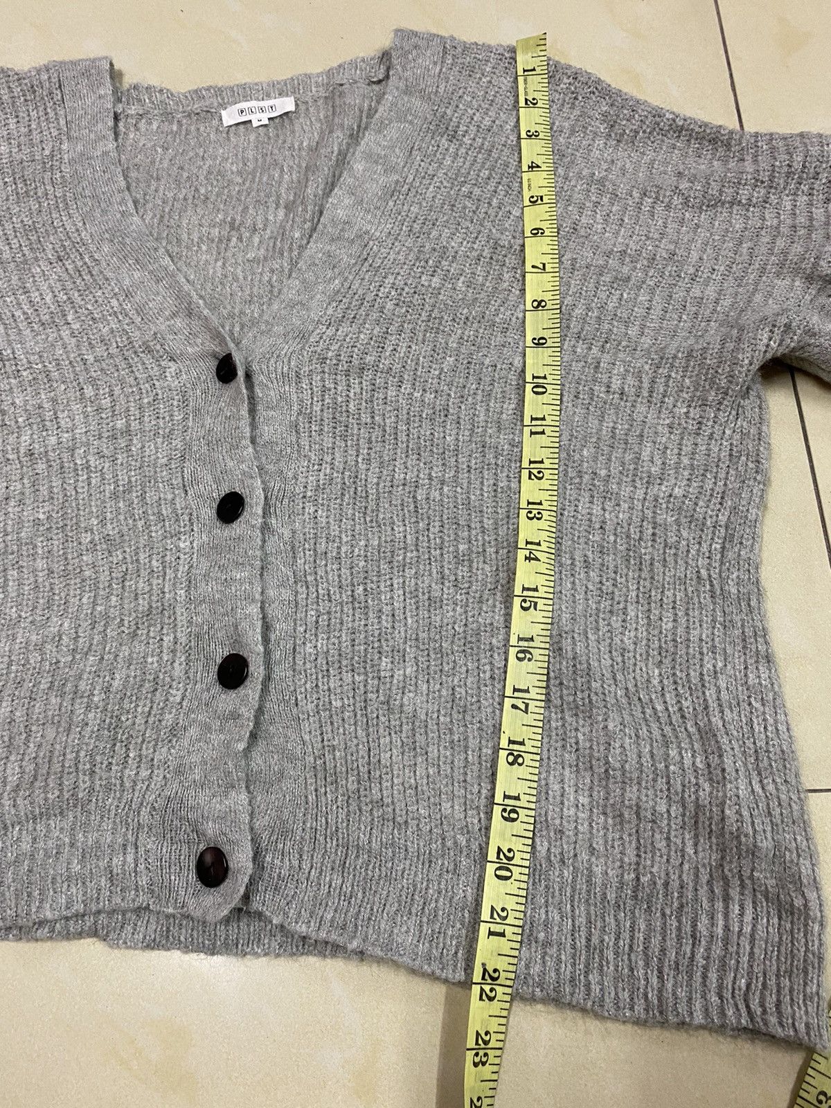 Issey Miyake × Japanese Brand Japanese Brand PLST Crop Cardigan Size US M / EU 48-50 / 2 - 12 Thumbnail