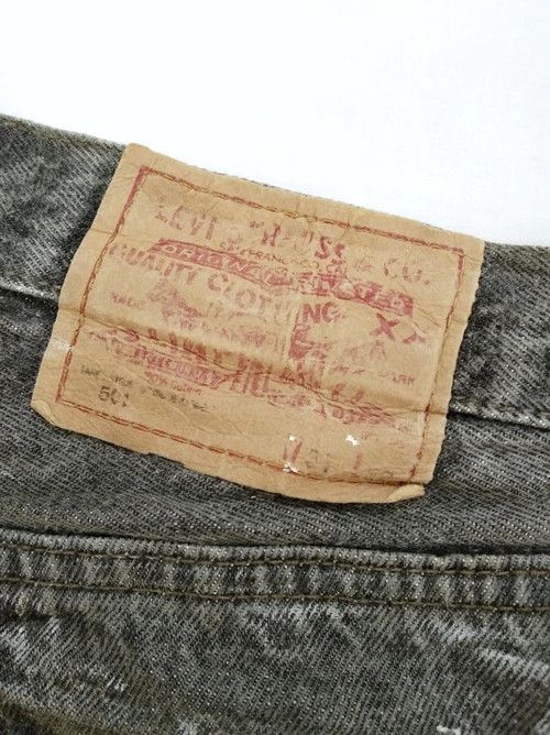 Levi's × Vintage 90s Vintage Levis 501 Grey Made In USA Distressed Jeans Size US 30 / EU 46 - 4 Thumbnail
