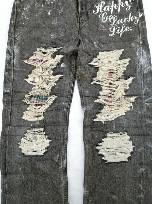 Levi's × Vintage 90s Vintage Levis 501 Grey Made In USA Distressed Jeans Size US 30 / EU 46 - 5 Thumbnail