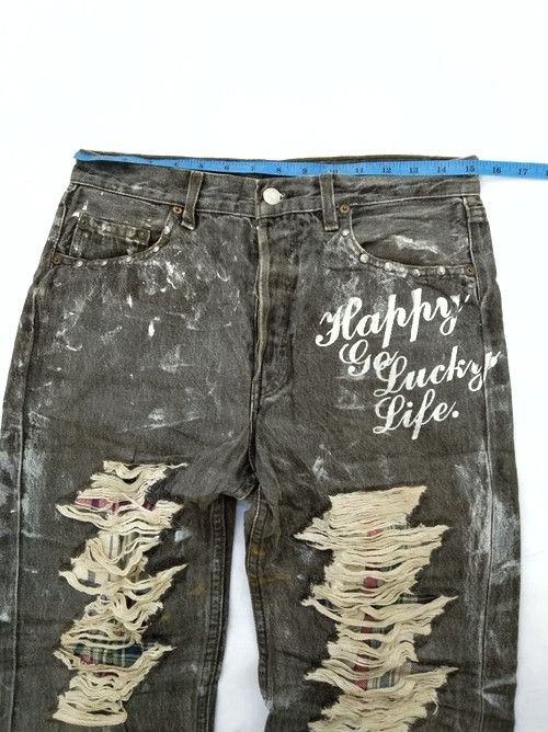 Levi's × Vintage 90s Vintage Levis 501 Grey Made In USA Distressed Jeans Size US 30 / EU 46 - 6 Thumbnail