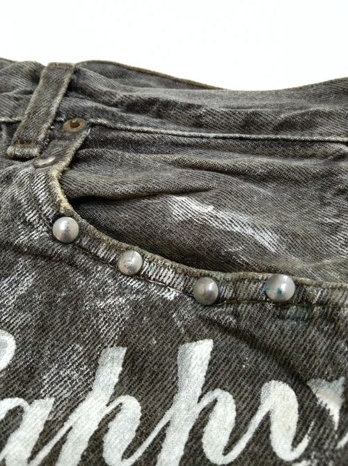 Levi's × Vintage 90s Vintage Levis 501 Grey Made In USA Distressed Jeans Size US 30 / EU 46 - 8 Thumbnail