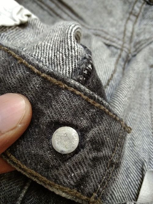Levi's × Vintage 90s Vintage Levis 501 Grey Made In USA Distressed Jeans Size US 30 / EU 46 - 10 Thumbnail