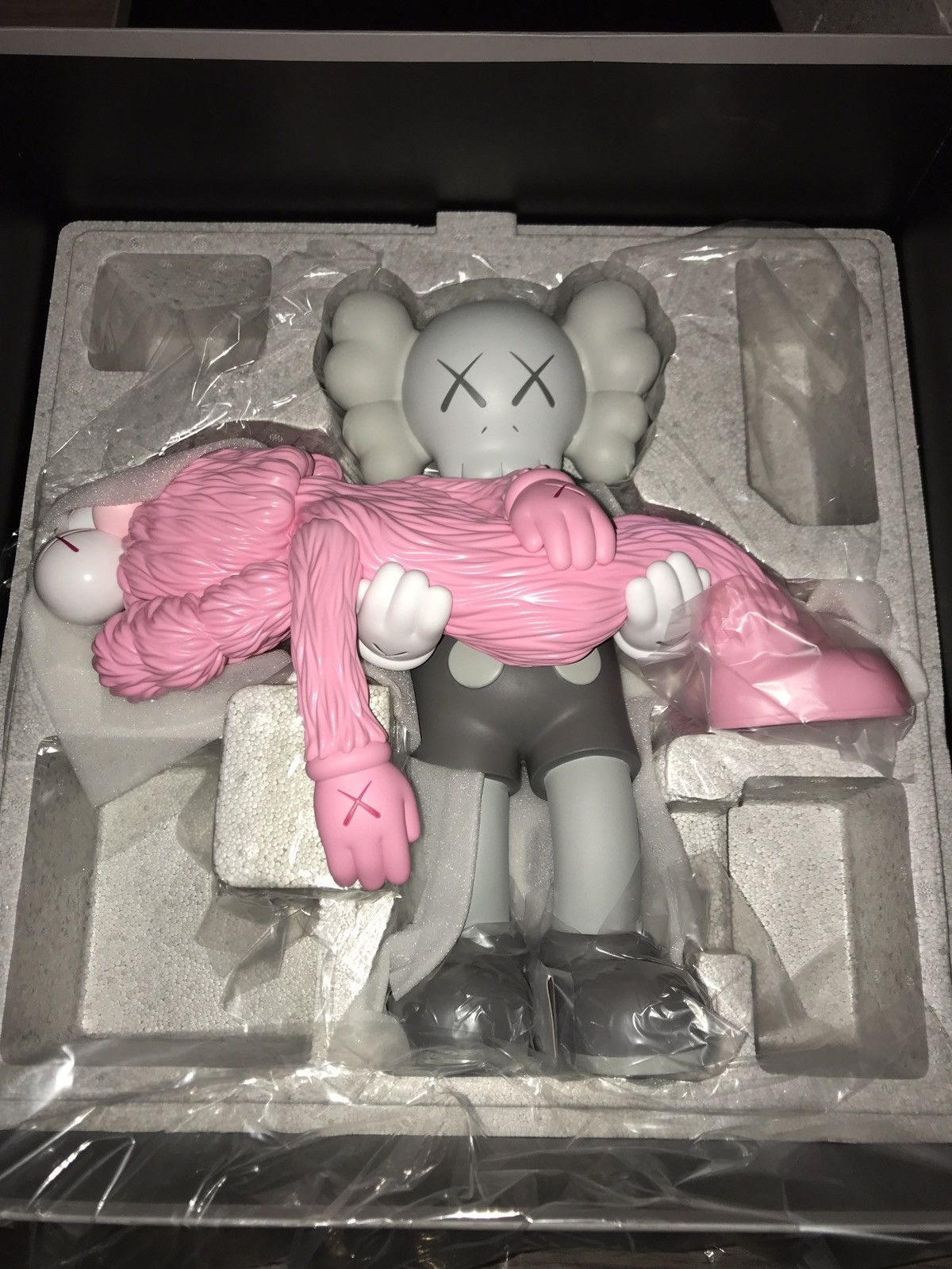 Kaws KAWS GONE GREY/PINK FIGURE | Grailed