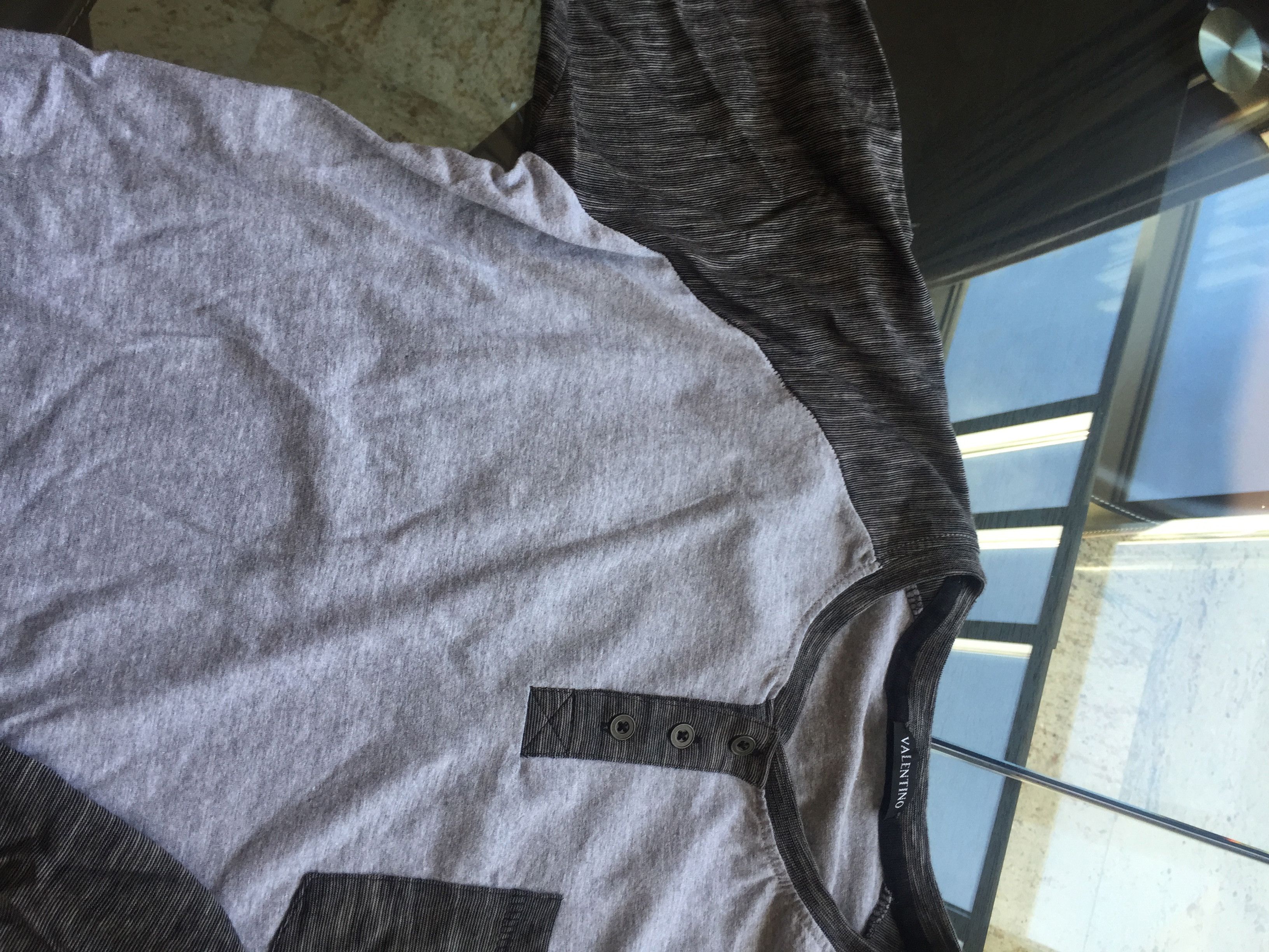 Valentino Raglan Sleeve Henley Size US M / EU 48-50 / 2 - 13 Thumbnail