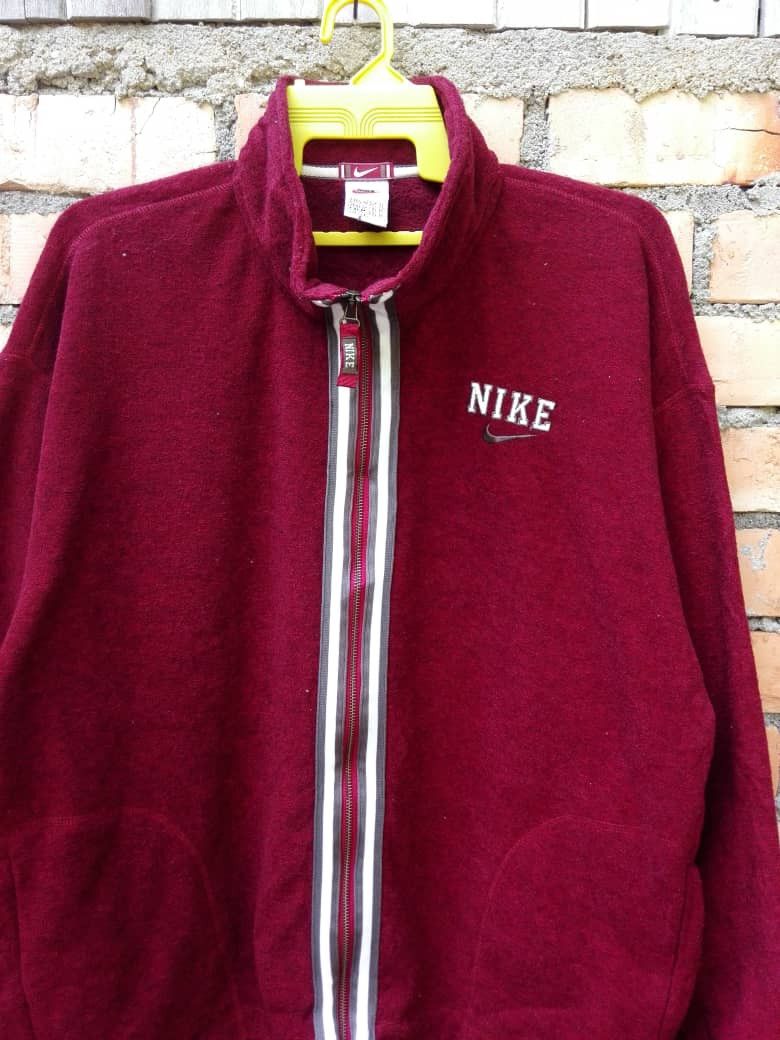 Nike × Vintage Nike Sweater Fleece Large Size Size US L / EU 52-54 / 3 - 3 Thumbnail