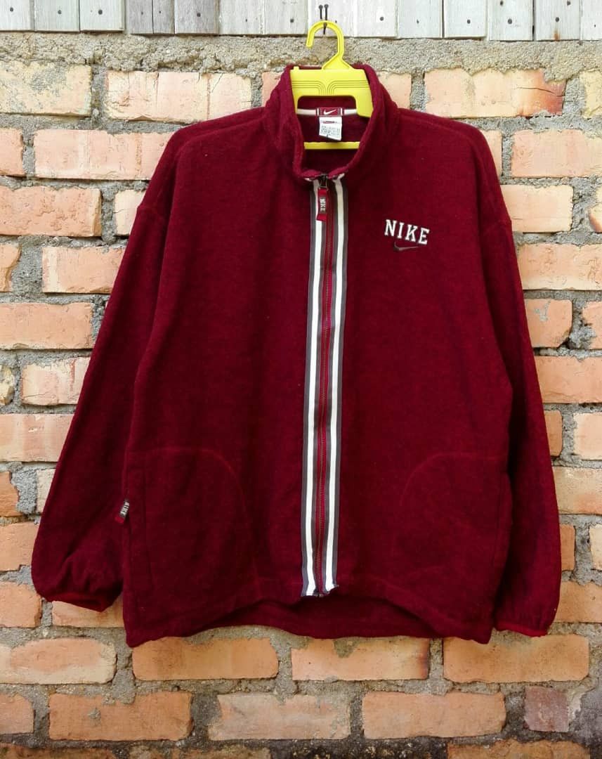 Nike × Vintage Nike Sweater Fleece Large Size Size US L / EU 52-54 / 3 - 1 Thumbnail
