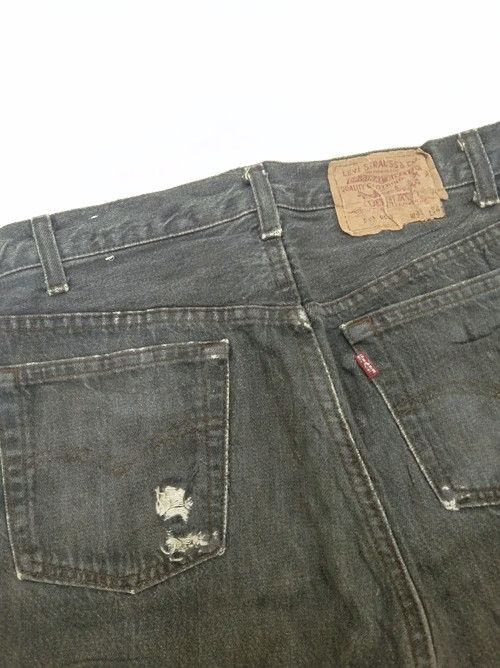 Levi's × Vintage 80s Vintage Levis 501 Grey Made In USA Distressed Jeans Size US 29 - 4 Thumbnail