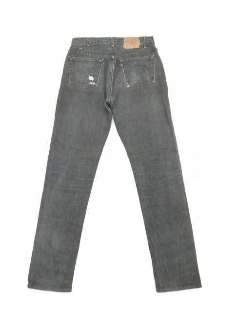 Levi's × Vintage 80s Vintage Levis 501 Grey Made In USA Distressed Jeans Size US 29 - 2 Thumbnail