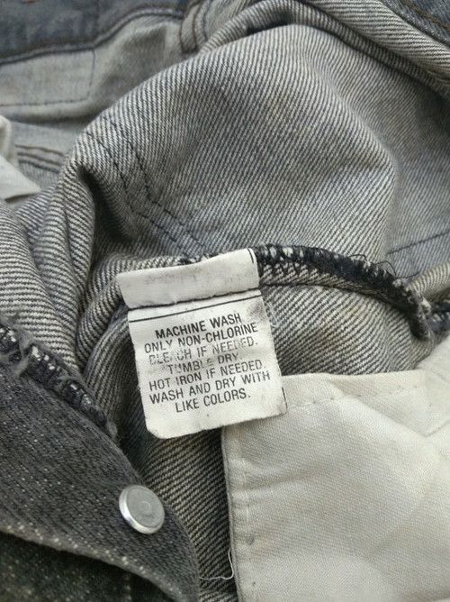 Levi's × Vintage 80s Vintage Levis 501 Grey Made In USA Distressed Jeans Size US 29 - 10 Thumbnail