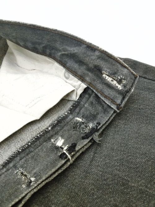 Levi's × Vintage 80s Vintage Levis 501 Grey Made In USA Distressed Jeans Size US 29 - 8 Thumbnail