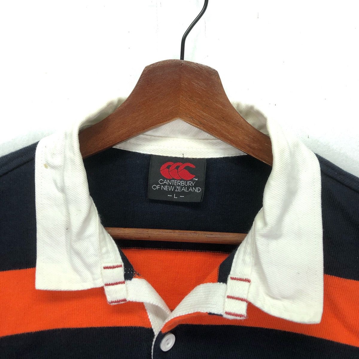 Canterbury of New Zealand Vintage Canterbury Of New Zealand Striped Rugby Shirt Size US L / EU 52-54 / 3 - 5 Thumbnail