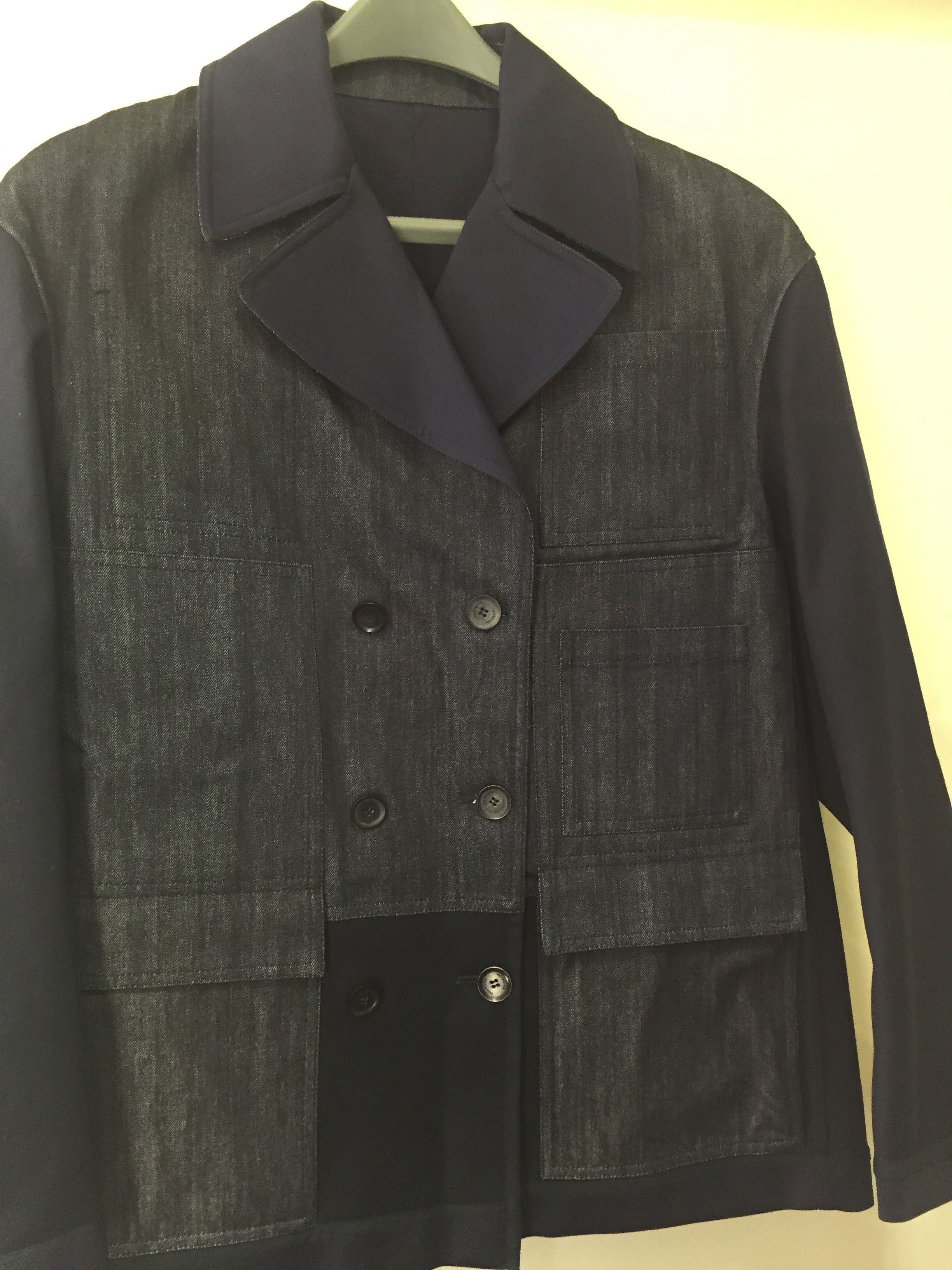 Valentino Denim Blue Patch Jacket Size US S / EU 44-46 / 1 - 6 Thumbnail