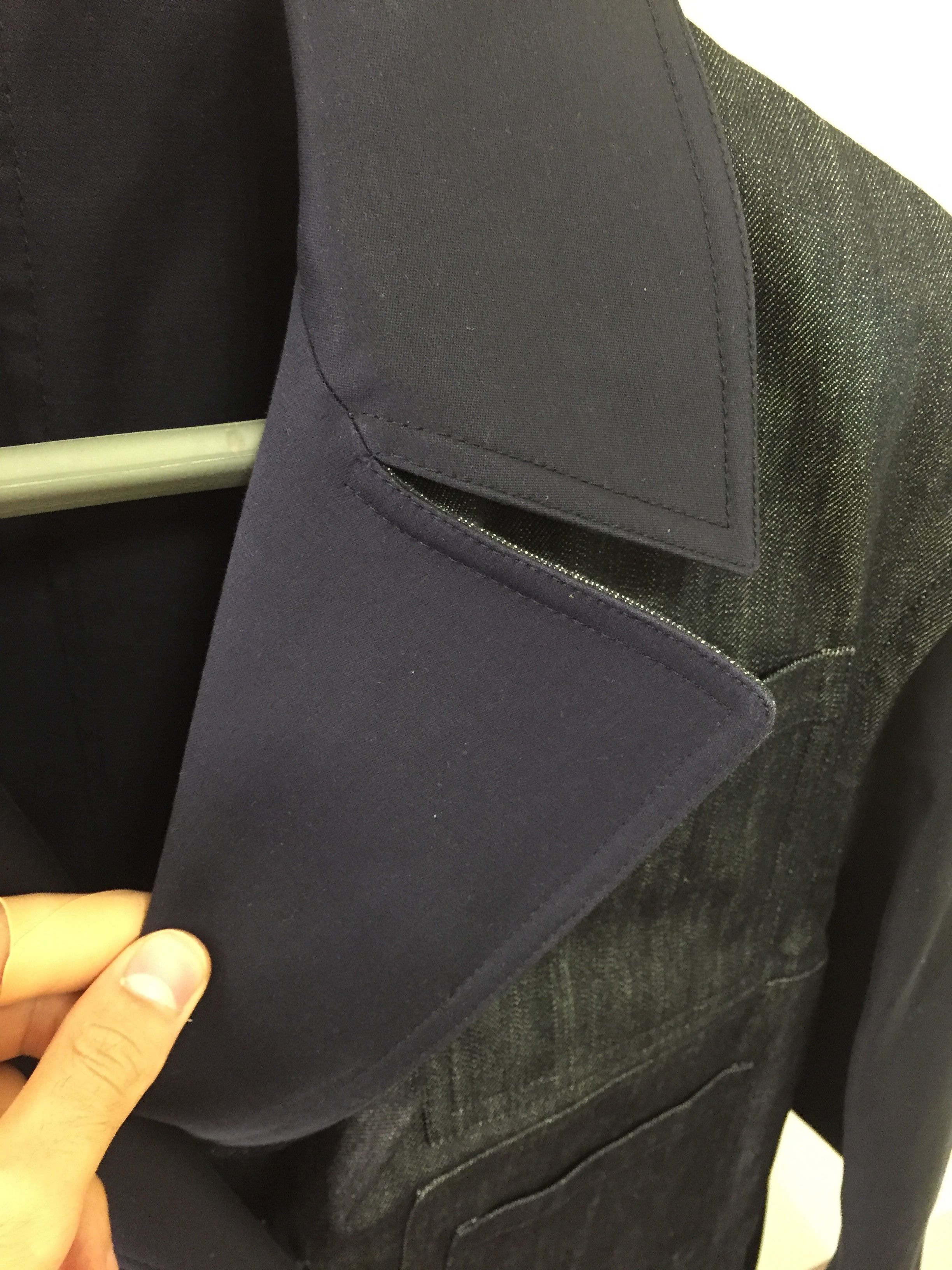 Valentino Denim Blue Patch Jacket Size US S / EU 44-46 / 1 - 7 Thumbnail