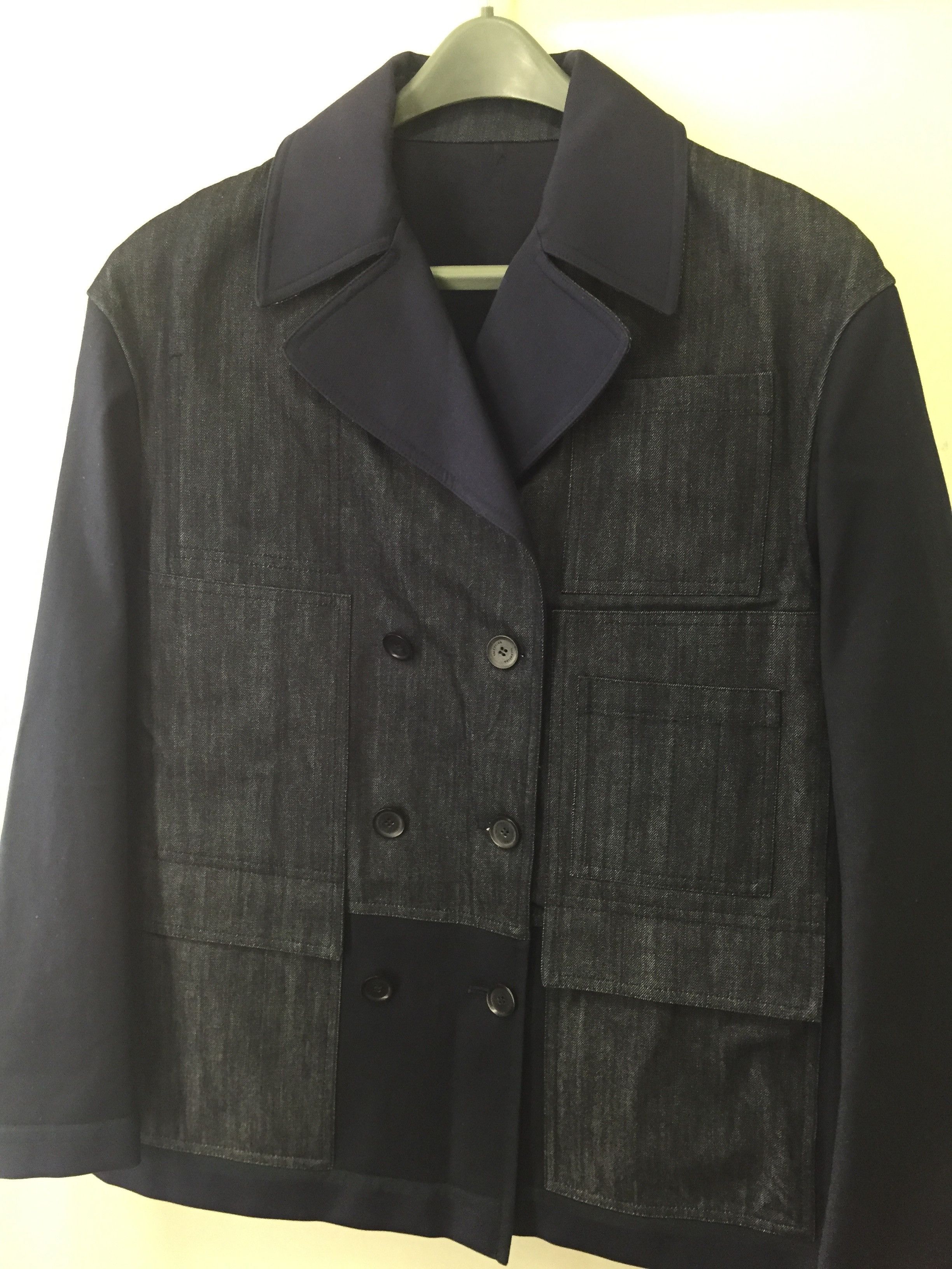 Valentino Denim Blue Patch Jacket Size US S / EU 44-46 / 1 - 4 Thumbnail