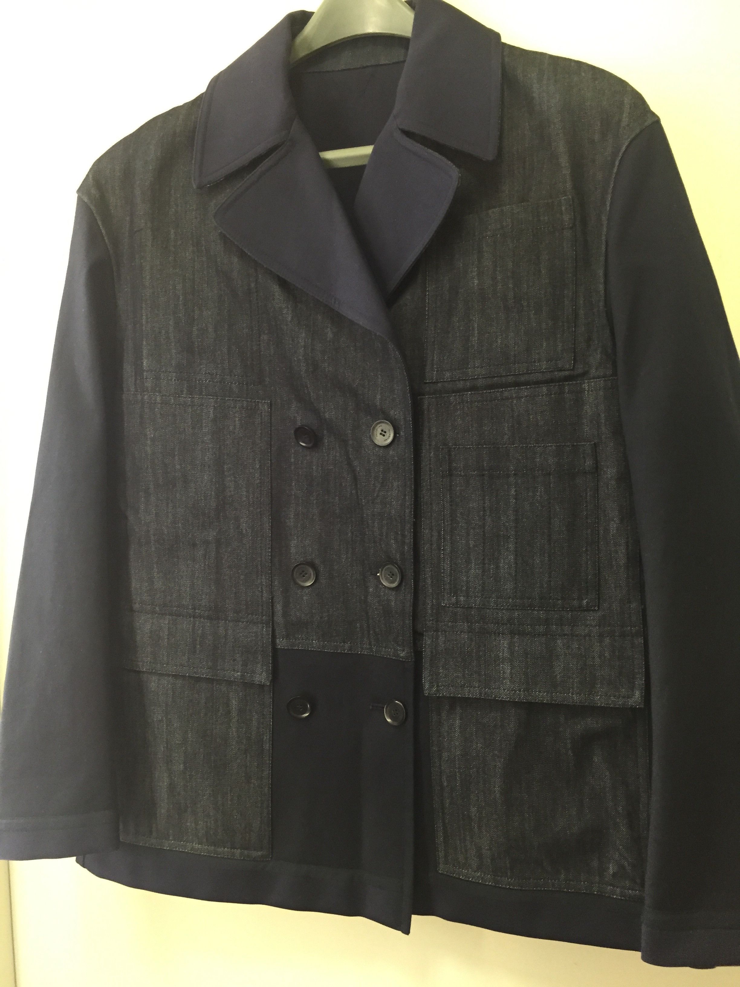 Valentino Denim Blue Patch Jacket Size US S / EU 44-46 / 1 - 3 Thumbnail