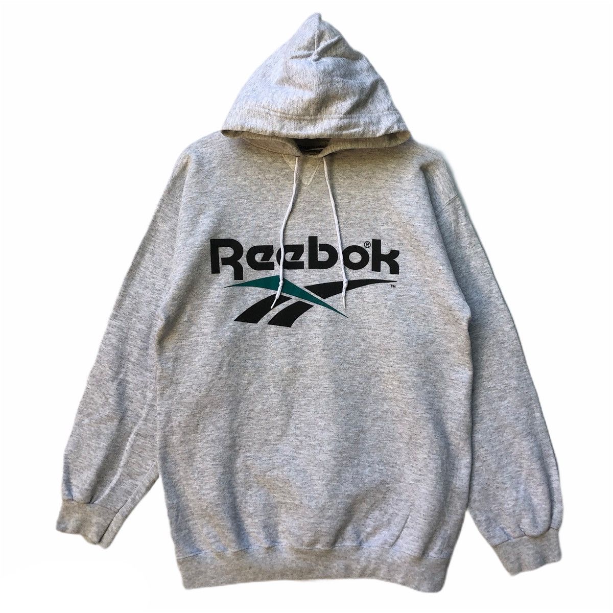 Reebok × Vintage Vintage 90s Reebok Sportswear Hoodie Sweater Size US M / EU 48-50 / 2 - 1 Thumbnail
