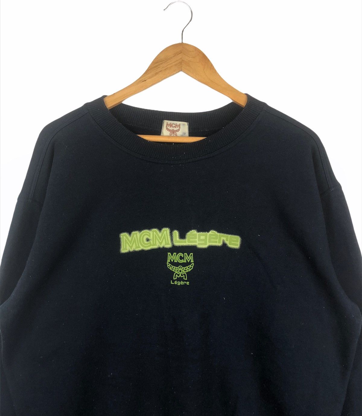 MCM Vintage 90s Mode Creation Munich MCM Legere Crewneck Size US L / EU 52-54 / 3 - 2 Thumbnail