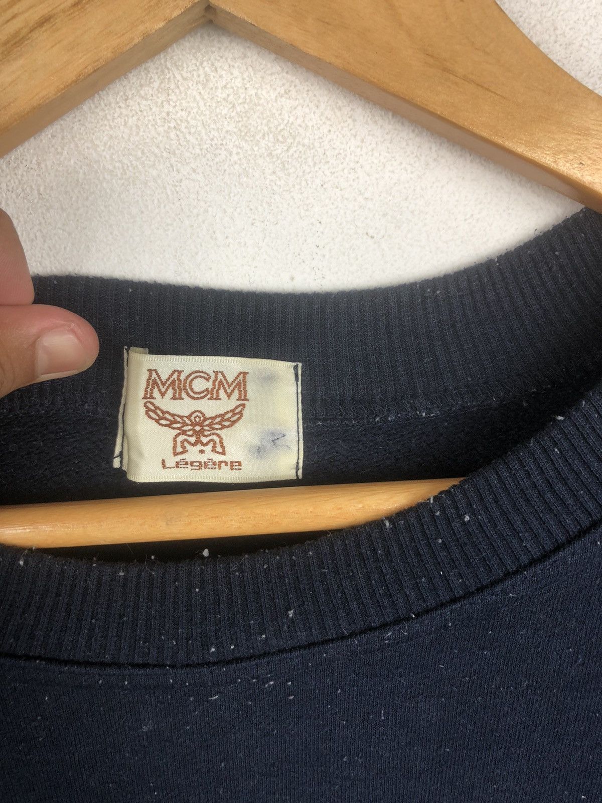MCM Vintage 90s Mode Creation Munich MCM Legere Crewneck Size US L / EU 52-54 / 3 - 6 Thumbnail