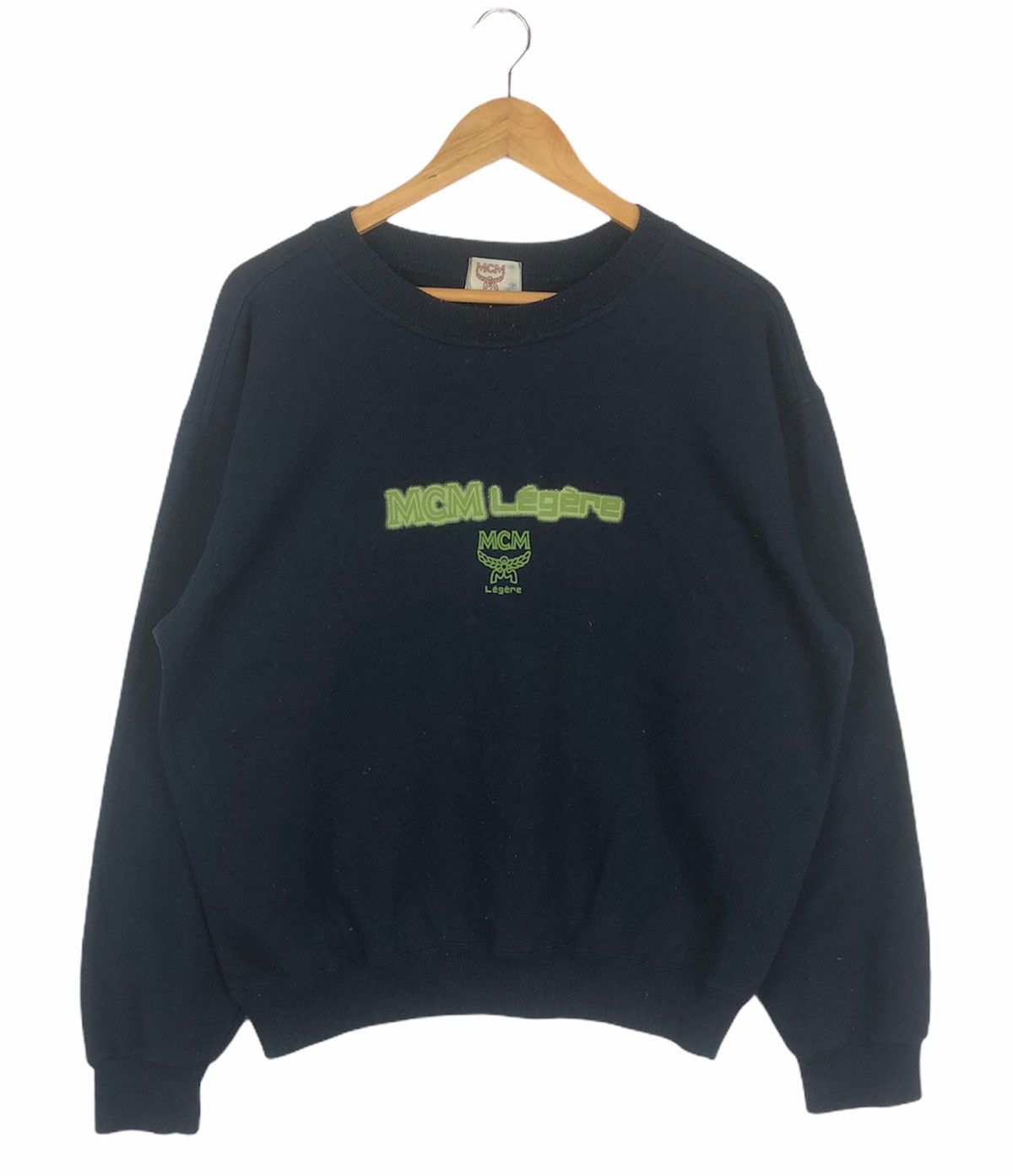 MCM Vintage 90s Mode Creation Munich MCM Legere Crewneck Size US L / EU 52-54 / 3 - 1 Thumbnail