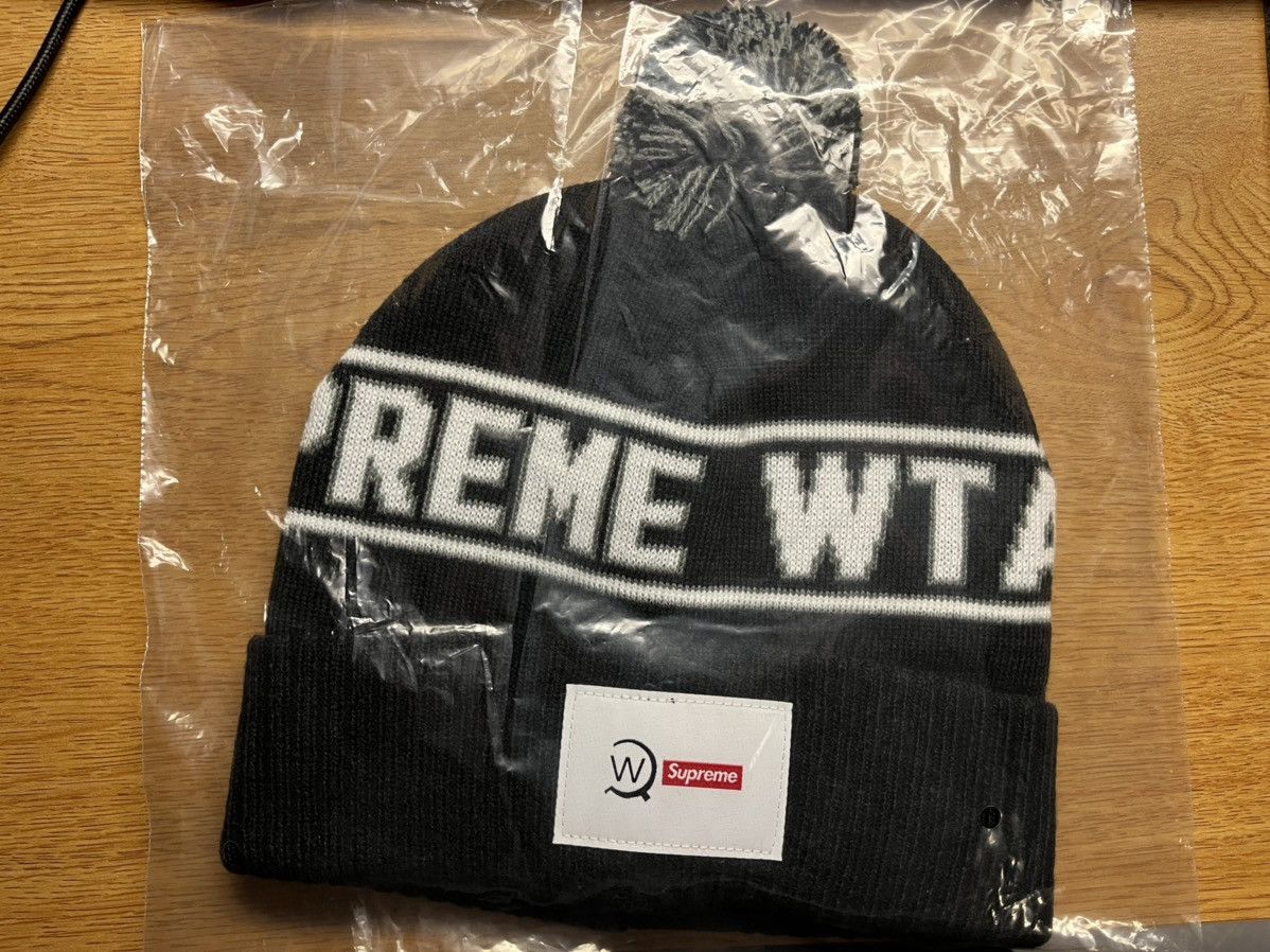 Supreme Supreme x WTAPS Beanie Black | Grailed